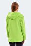 Hooded Pockets Comfortable Women's Fleece Mint Fleece - 2