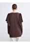Lcw Everyday Brown Crew Neck Ruffled Women's Tunic - 4