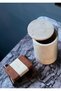 Decorative Travertine Marble 3-Piece Spice Bowl Sugar Bowl Set - 3
