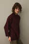 Oversize Knitted Sweater Plum - 4