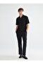 Lcw Vision Men's Black Standard Fit Linen Blend Pants
