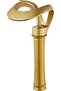 Luxury Gold Waterfall Bowl Basin Faucet Premium Single Handle Above Counter Faucet Hotel Special Design - 3