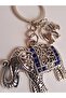 Silver Color Elephant Keychain (9 cm)
