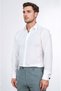 Regular Italian Diagonal Collar White Shirt - 4