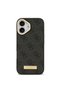 iPhone 17 Compatible Case Licensed M-Safeli 4g Patterned Pu Metal Plate Classic Logo Cover Black - 3