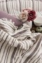 Corded Fabric Colorful Striped 3-Layer Muslin 100% Cotton Muslin Bedspread Soft, Lightweight and Stylish 140X220 - 5