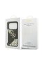 iPhone 17 Pro Compatible Case Original Licensed Rose Printed Large Metal Logo Design Cover Black - 8