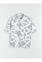 Regular Fit Short Sleeve Patterned Men's Shirt - 5