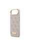 iPhone 17 Air Compatible Case Licensed M-Safeli 4g Patterned Pu Metal Plate Classic Logo Pink - 6