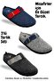Women's House Slippers – Set of 3 Poly Sole Lightweight Sole Warm House Slippers