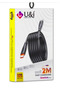 U&i 120W USB-C to USB-C Cable (Black) 2M Type-C Data Sync Cable - 4