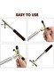 Retractable Billiards Cue Stick Bridge with Replaceable Brass Bridge Head - 3
