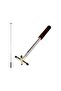 Retractable Billiards Cue Stick Bridge with Replaceable Brass Bridge Head