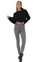 Tians Women's High Waist Lycra Gray Skinny Jeans - 3