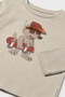 02070-66 Beige T-Shirt 1/3 Years Old - 3