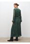 Belted patterned dress - 4