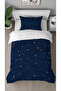 Stars Patterned Digital Printed Special Design Single Stylish Children's Duvet Cover Set Without Sheets
