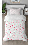 Pink Patterned Digital Printed Special Design Single Modern Duvet Cover Set Without Sheets