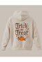 سويت شيرت مطبوع عليه عبارة Trick or Treat للهالوين