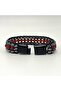 Certified Red Agate Stone Men's Bracelet – with Steel Lock, Natural Stone Design, Stylish and Original - 8