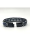 Certified Lapis Lazuli Stone Men's Bracelet – with Steel Clasp, Natural Stone Design, Stylish and Original - 8