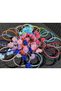 Double Pendant Flower Crystal Metal Beaded Crown Special Day Crown Female Children Pistachio Green - 3