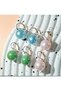 Yiwushi Stylish Cherry Earrings for Women - Red, Gold Tone Closure, Casual & Formal Jewelry - 7