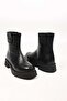 Laceless Zippered Thermo Sole Genuine Leather Casual Boots 335-004-15 Women's Boots - 8