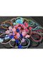 Double Pendant Flower Crystal Beaded Metal Crown Special Day Crown Female Child Red - 2