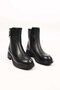 Laceless Buckle Thermo Sole Genuine Leather Casual Boots 335-662-19 Women's Boots - 6