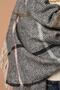 وشاح نسائي مخطط باللون الأنثراسيت DPAKS034 - 2