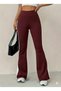 Women's High Waist Spanish Long Leggings with Side Stripe Detail Diving Leggings Pants - 4