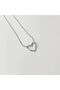 Love Heart Gray Steel Necklace |   Steel Necklace