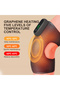 Wireless Heated Knee and Shoulder Massager Vibrating Warming Pad - USB Rechargeable massager 2 PCS - 3
