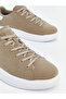Beige Lace-Up Men's Sneakers - 3