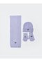Kuromi Embroidered Girls' Scarf, Beanie, and Glove Set for Style Enthusiasts from Uzg Store