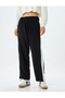 Women's Black Oversized Sweatpants - 3