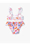 Butterfly Bikini Set Ruffled Straps 2 Piece - 2