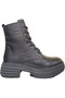 Lace-Up Zippered Thick Sole Non-Slip Genuine Leather Women's Boots Z328 - 2