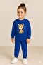 Children's Tracksuit Set Giraffe Printed Sweat & Regule 3 4 5 6 7 8 9 10 11 12 Years - 2
