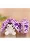 Custom Design Kuromi 25cm Plush Toy with Bag, Ears Close, Zipper, as Pictured.