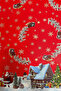 New Year Themed Pvc Fiber Tablecloth – Waterproof, Easy to Clean, Stylish Design - 2