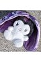 Custom Design Kuromi 25cm Plush Toy with Bag, Ears Close, Zipper, as Pictured. - 2