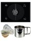 Black 45x65 Cm Silicone Dough Rolling Mat, Steel Flour Sieve and Dough Proofing Bag 8 pieces