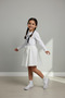 Girl's White Long Sleeve Ataturk T-Shirt White Flared Skirt Performance Set April 23 October 29 November 10 - 3