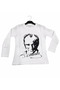 Girl's White Long Sleeve Ataturk T-Shirt White Flared Skirt Performance Set April 23 October 29 November 10 - 4