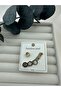 Floral Enamel Ball Stone Stainless Steel Multiple Earrings - 2