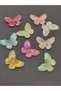 15 Pieces of Butterfly Beads with Janjan (40 Mm/30 mm)