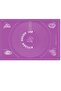 Purple Measuring Dough Rolling Mat 45 X 65 Cm and Stainless Steel Wooden Handle Dough Cutter Scraper Spatula - 5