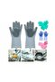 Silicone Dishwashing Gloves 1 Pair - 2